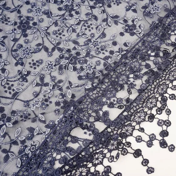 FASHION Towel Scarf Wrap for Women - Navy - Picture 7 of 7